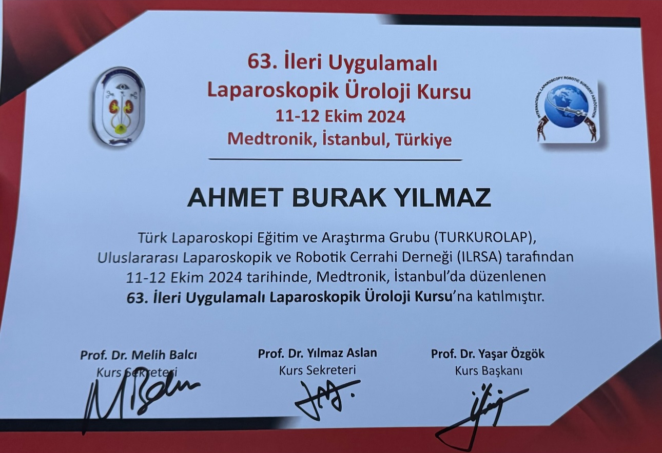 İleri Laparoskopi Sertifikası